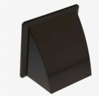 Выход вытяжной стенной пластик. 125ВСП с обратным клапаном D125 Виенто темно-серый 175К125ФВ Выход вытяжной стенной пластик. 125ВСП с обратным клапаном D125 Виенто темно-серый 175К125ФВ