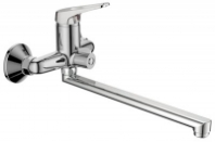 Смеситель д/ванны шар. с изливом L-30см. перекл.душа  G100710 d35 Роса латунь GOTA ROCIO® 1/10