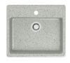 Мойка Джекки (светл.сер) глянец 570х505х200 с сифоном GOTA ROCIO