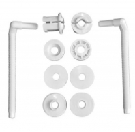 Крепеж д/сиденья унитаза ЭлиссаН белый