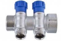 Коллектор резьбовой 1-1/2 с 2 вентелями PFmv269.2