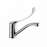 Смеситель д/кухни шар. хирургич. с коротким изливом с гайкой серд. из ABS-пластика G213210-1 d35 Медик GOTA ROCIO® 1/10 