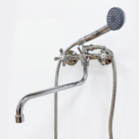 Смеситель д/ванны с 2-мя рукоятками с изливом S-30см. перекл.душа G095711 Ривьера GOTA ROCIO® 1/10