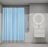 Шторка д/ванной с кольцами 200*180см, голубой, P07PE18i11 Iddis