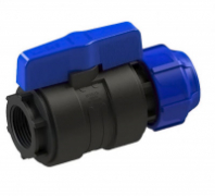 Кран шаров. для ПНД труб компрес. внутр.рез. 20*1/2 ITAL/SPEKTR