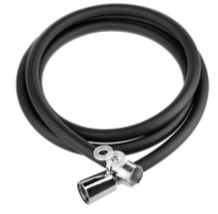 Шланг д/душа 170см ПВХ черный матовый с защитой от перекруч. el Шланг д/душа 170см ПВХ черный матовый с защитой от перекруч. el