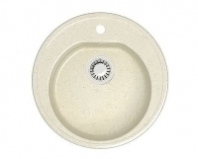 Мойка Черая (беж.) глянец 510x510x191 GOTA ROCIO