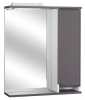 Шкаф зеркальный Валенсия 608/С графит со светильником Flamenco