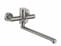 Смеситель  Ломонд д/ванны шар. с изливом L-32см. 11335 нержав.сталь GOLDEN FOX 1/10