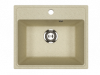 Мойка Модель GR 490-002 (слоновая кость) матовая SOFT-TOUCH 490*420*170 с сифоном GOTA ROCIO