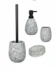 Набор аксессуаров для ванной GRANITE B4564 керамика (дозатор для мыла, мыльница, ерш, стакан для зубных щеток)