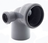 Отвод 110/50 угол 87 левый/правый для внутр.канал. РТП 1/25