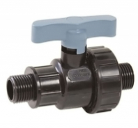Кран шаров. для ПНД труб компрес. наруж.рез. 3/4*3/4 ITAL/SPEKTR