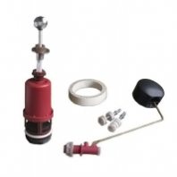 Арматура д/бачка шток хром бок/подв, шаровый клапан РБМ АС-1,1М Тула 1/20 Арматура д/бачка шток хром бок/подв, шаровый клапан РБМ АС-1,1М Тула 1/20