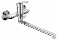 Смеситель д/ванны шар. с изливом L-30см, с перекл. душа хром Кристалл 201040 d35 АНТЕЙ 1/10